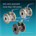 2PC à bride directe de montage Pad DIN Floating Ball Valve Pn16